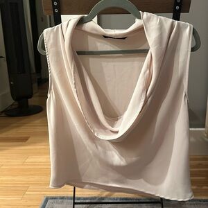 Zara cowlneck shell tank